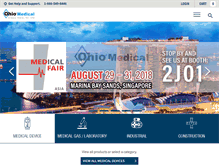 Tablet Screenshot of ohiomedical.com